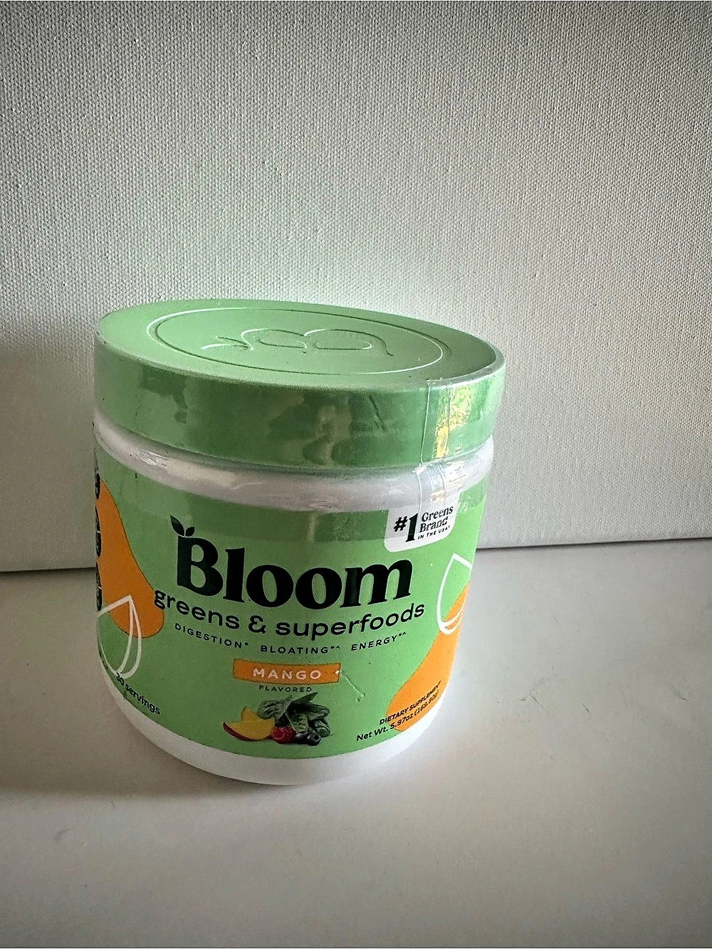 Bloom Nutrition Greens & Superfoods Mango Greens Powder
